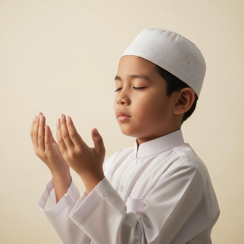 Ayyan sedang berdoa