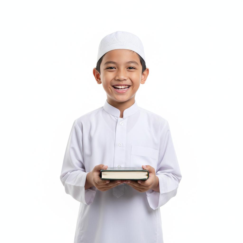 Ayyan memegang Al-Quran